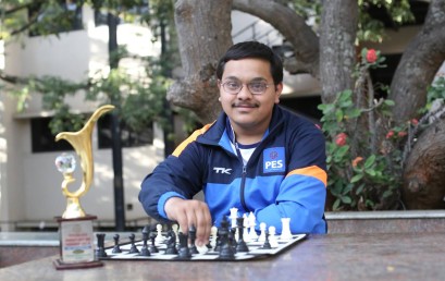Karthik H S wins Gold in the All India Inter University Chess Competition
