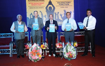 SPARDHA – PES Sports Magazine launched at THE SPORTS AWARDS 2016